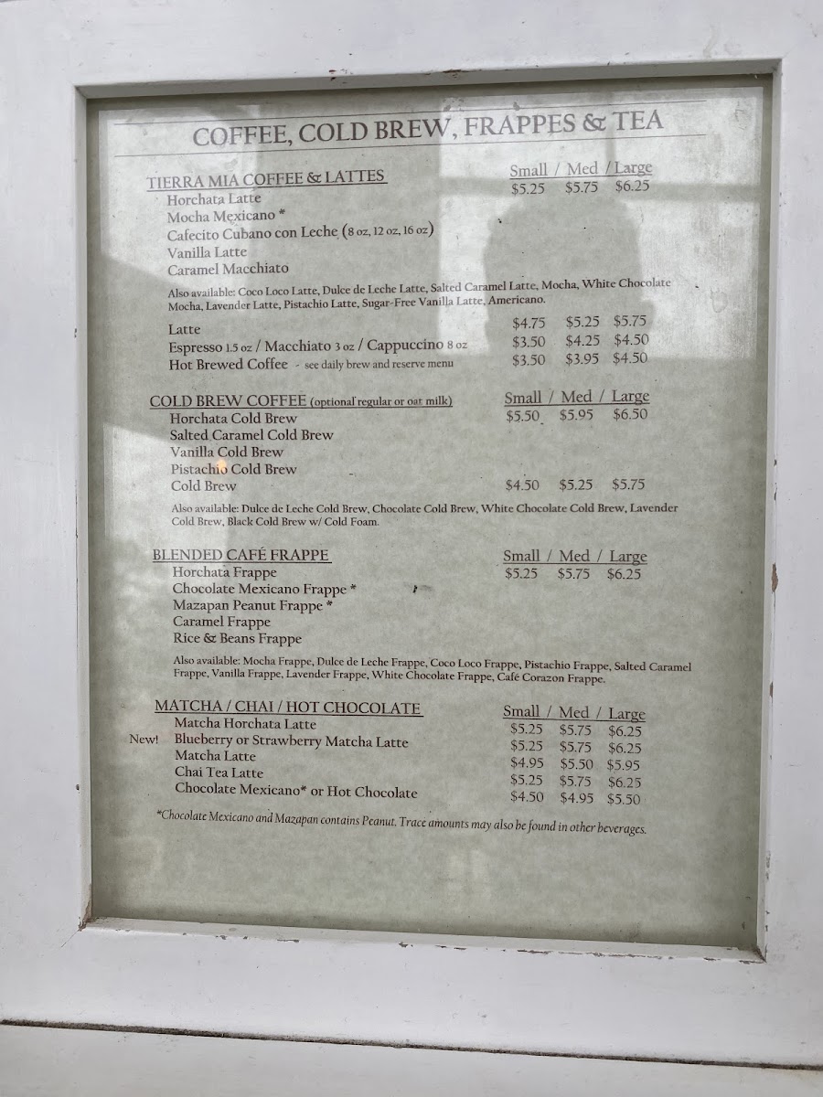 Tierra Mia Coffee Menu-1