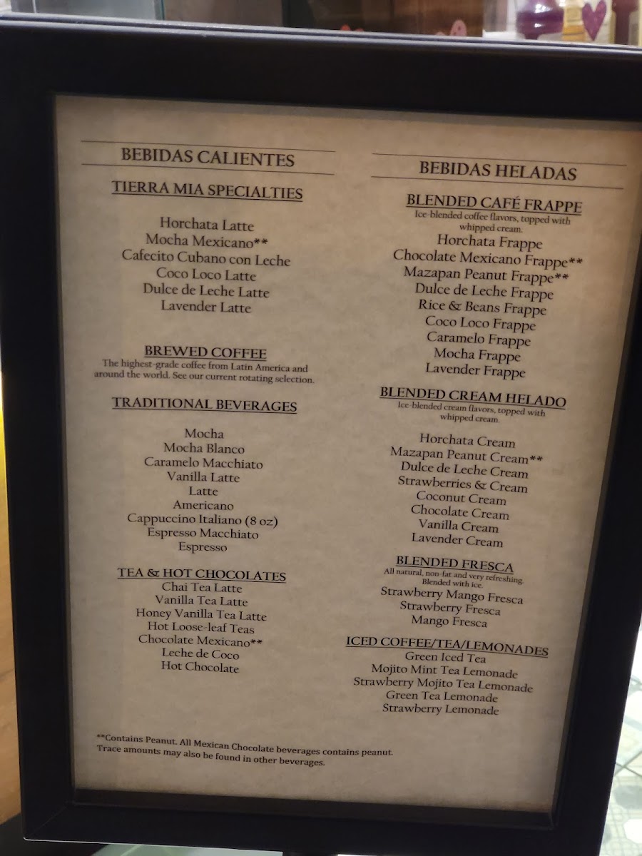 Tierra Mia Coffee Menu-7