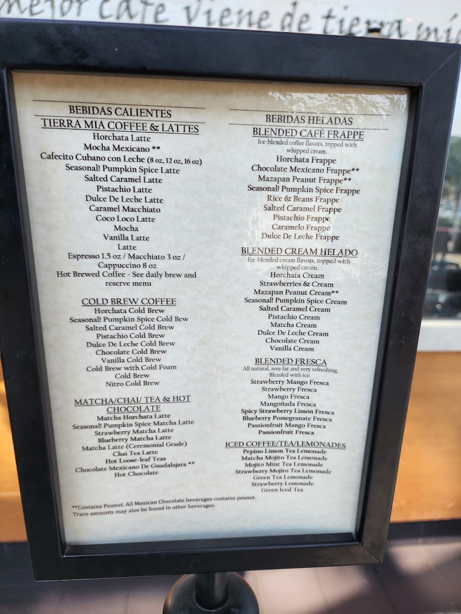 Tierra Mia Coffee Menu-9